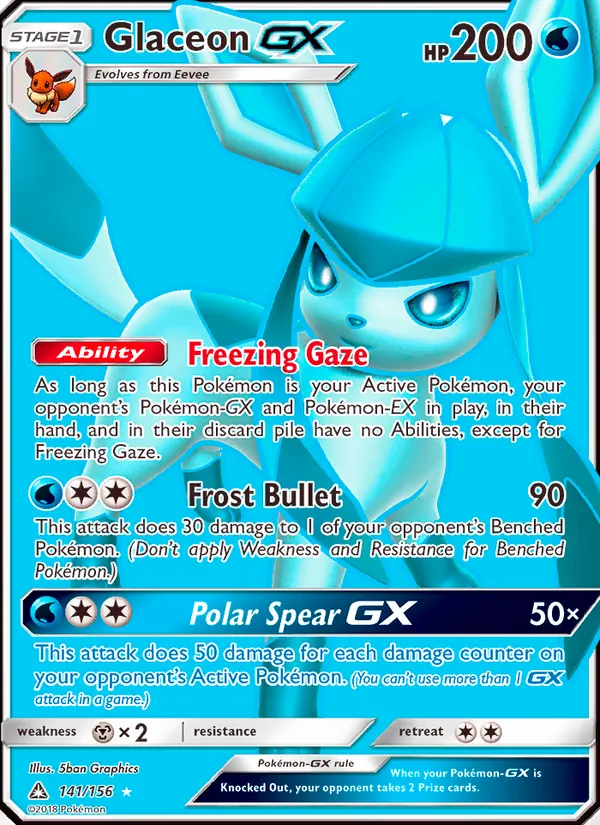 Glaceon GX full card art