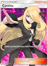 Cynthia · Ultra Prism Pokémon card
