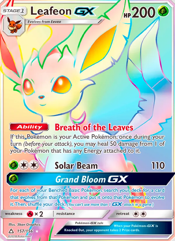Leafeon GX full card art
