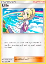 Lillie · Ultra Prism Pokémon card