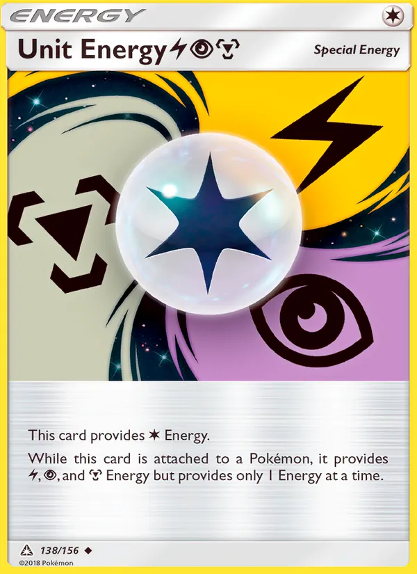 Unit Energy LightningPsychicMetal full card art