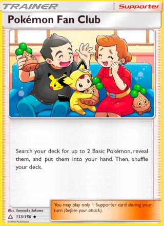 Pokémon Fan Club #133 · Ultra Prism Pokémon card