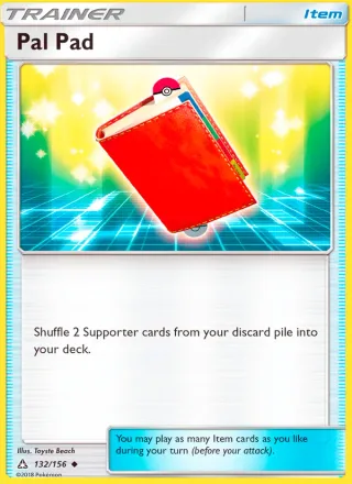 Pal Pad #132 · Ultra Prism Pokémon card