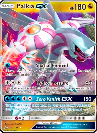 Palkia GX #101 · Ultra Prism Pokémon card