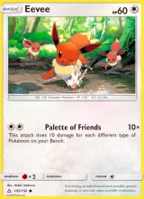 Eevee · Ultra Prism Pokémon card