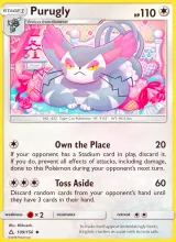Purugly #109/156 · Ultra Prism Pokémon card