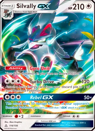 Silvally GX #116 · Ultra Prism Pokémon card