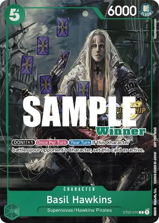 Basil Hawkins (CS 2023 Top Players Pack) [Winner] #ST02-010-cs-2023-top-players-pack-winner · One Piece Promotion Cards One Piece card