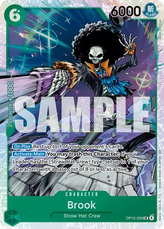 Brook #OP15-032 · Adventure on Kami's Island One Piece card