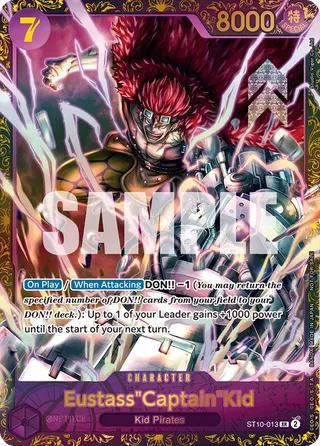 Eustass"Captain"Kid (CS 2023 Top Players Pack) #ST10-013-cs-2023-top-players-pack · One Piece Promotion Cards One Piece card