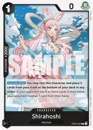 Shirahoshi (Reprint) #OP05-082-reprint · Premium Booster -The Best- One Piece card