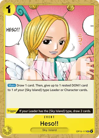 Heso!! #OP15-117 · Adventure on Kami's Island One Piece card