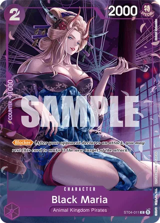 Black Maria (Tournament Pack Vol. 2) [Winner] #ST04-011-tournament-pack-vol-2-winner · One Piece Promotion Cards One Piece card
