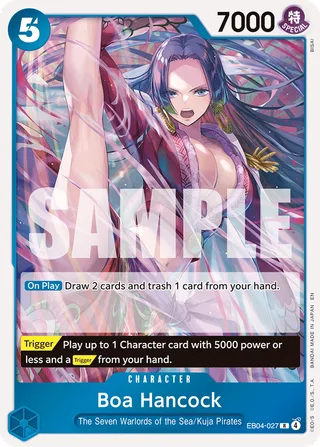 Boa Hancock #EB04-027 · The Azure Sea's Seven One Piece card
