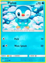 Piplup · Ultra Prism Pokémon card