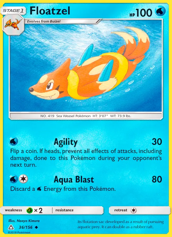 Floatzel full card art
