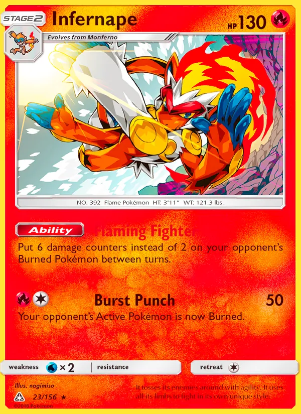 Infernape full card art
