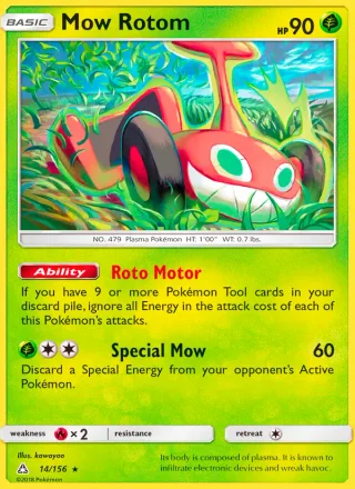 Mow Rotom #14 · Ultra Prism Pokémon card