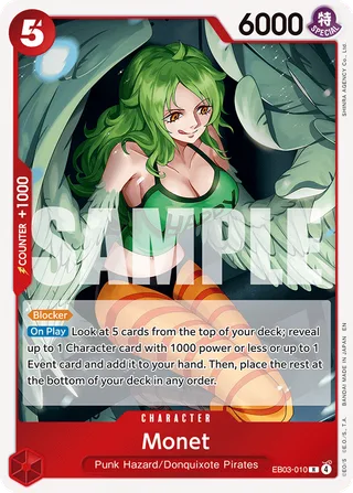 Monet #EB03-010 · Extra Booster: One Piece Heroines Edition One Piece card