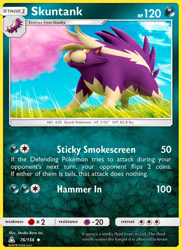 Skuntank full card art