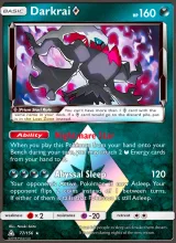 Darkrai ◇ · Ultra Prism Pokémon card
