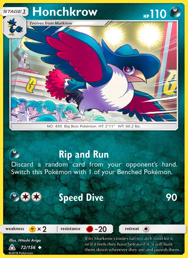 Honchkrow full card art