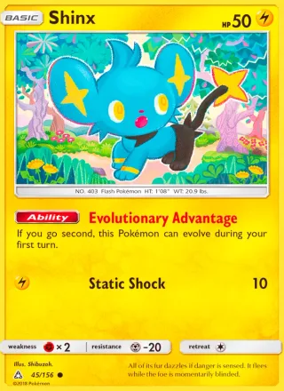 Shinx #45 · Ultra Prism Pokémon card