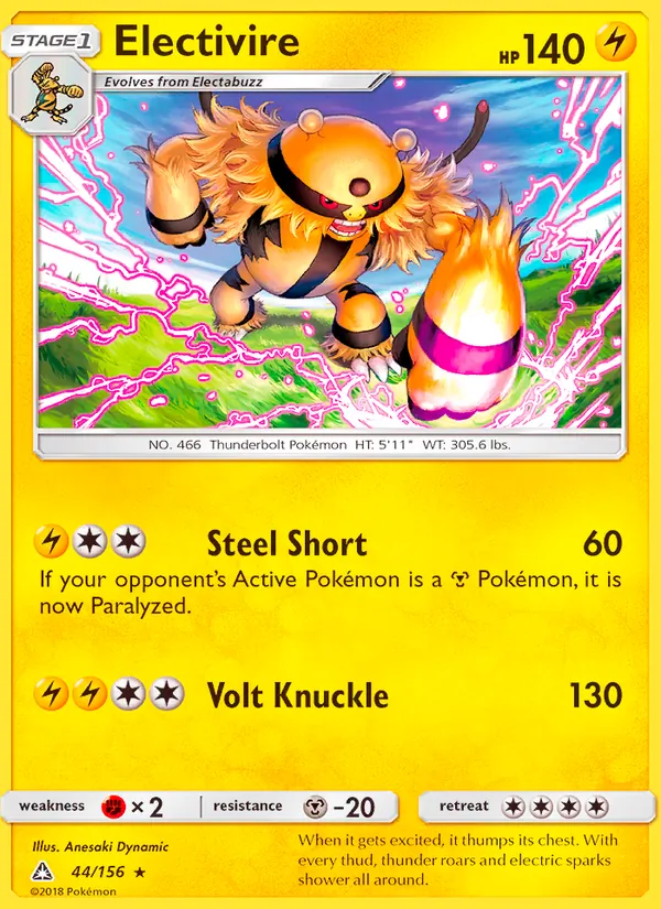 Electivire full card art