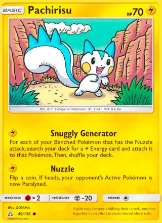 Pachirisu #49 · Ultra Prism Pokémon card