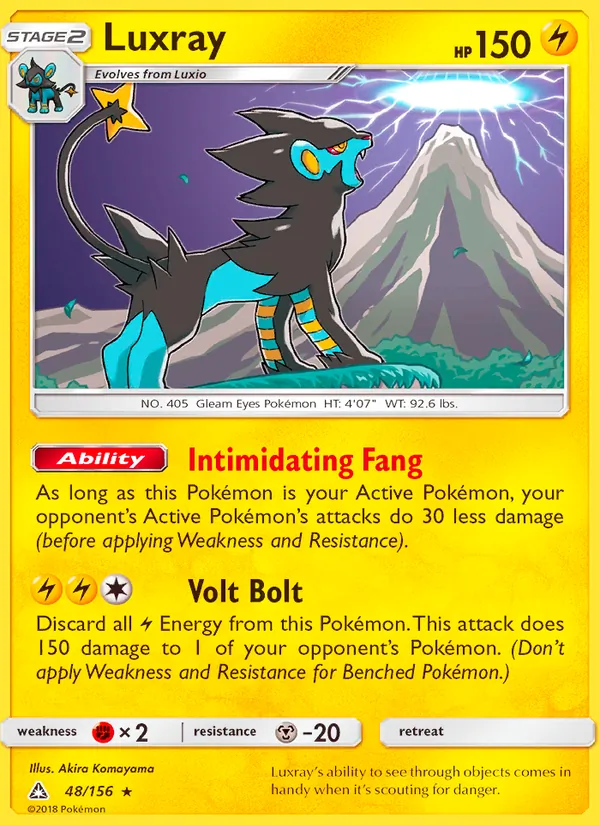 Luxray full card art