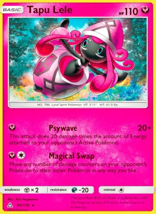 Tapu Lele #94 · Ultra Prism Pokémon card