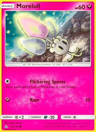 Morelull #92 · Ultra Prism Pokémon card