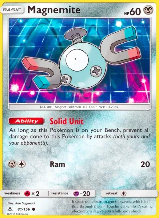 Magnemite #81 · Ultra Prism Pokémon card