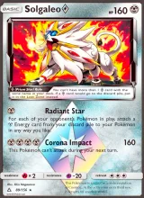 Solgaleo ◇ · Ultra Prism Pokémon card