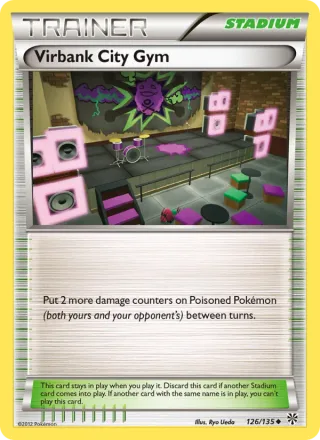 Virbank City Gym #126 · Plasma Storm Pokémon card