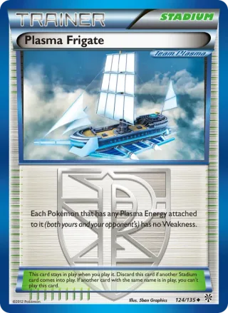 Plasma Frigate #124 · Plasma Storm Pokémon card