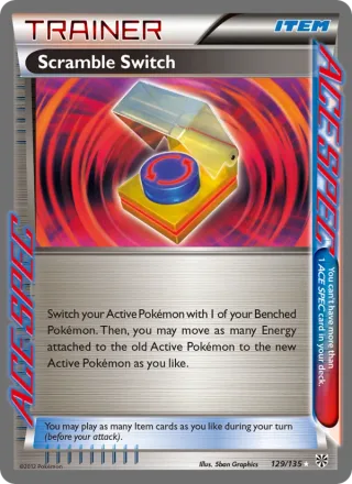 Scramble Switch #129 · Plasma Storm Pokémon card
