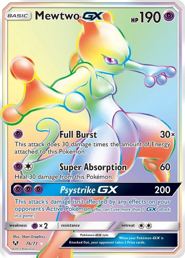 Mewtwo GX full card art