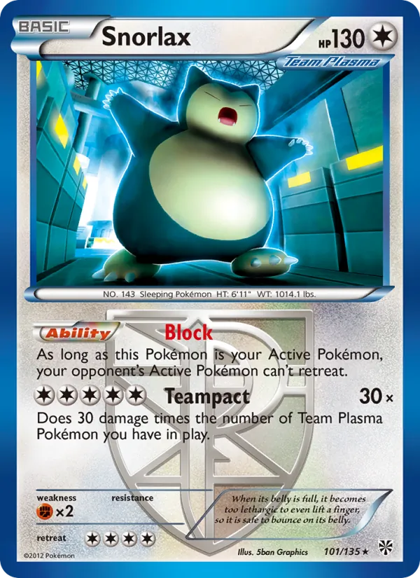 Snorlax full card art