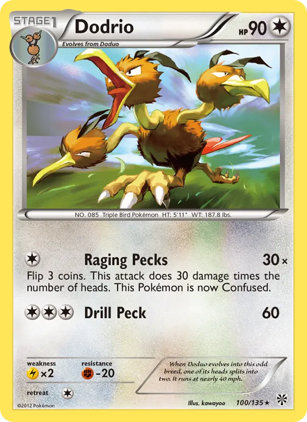 Dodrio full card art