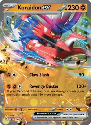 Koraidon ex #197 · SVP Black Star Promos Pokémon card