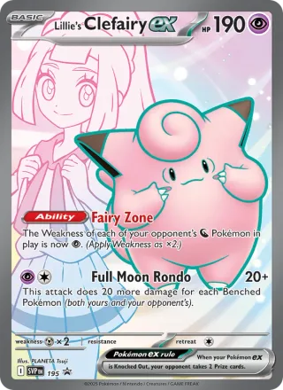 Lillie's Clefairy ex #195 · SVP Black Star Promos Pokémon card