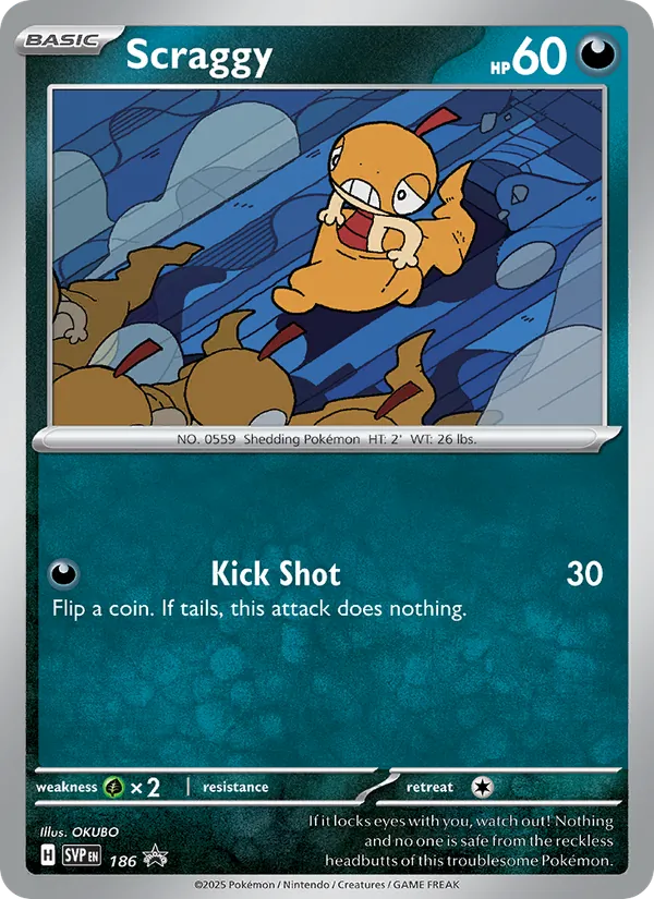 Scraggy full card art