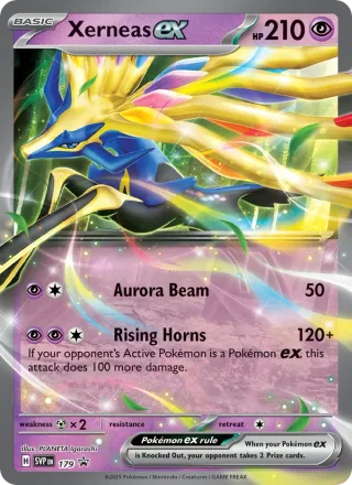 Xerneas ex #179 · SVP Black Star Promos Pokémon card