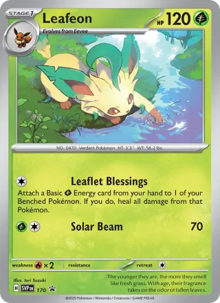 Leafeon #170 · SVP Black Star Promos Pokémon card