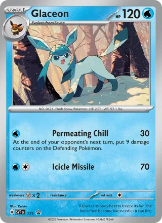 Glaceon #171 · SVP Black Star Promos Pokémon card