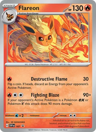 Flareon #167 · SVP Black Star Promos Pokémon card