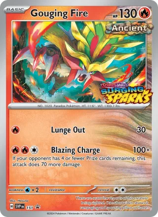 Gouging Fire #151 · SVP Black Star Promos Pokémon card