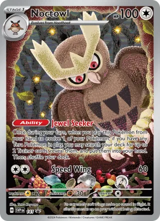 Noctowl #141 · SVP Black Star Promos Pokémon card