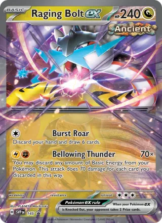 Raging Bolt ex #145 · SVP Black Star Promos Pokémon card